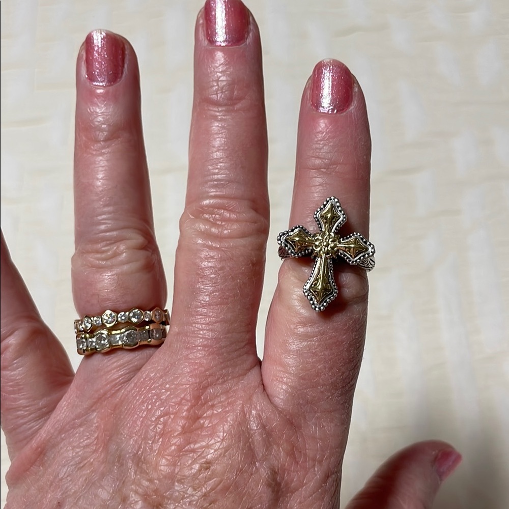 Konstantino Maltese cross ring